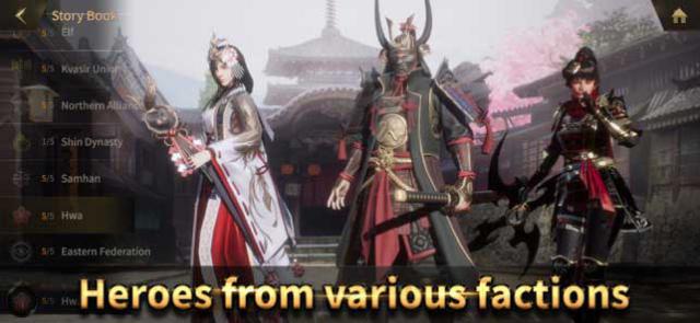 Anh hùng đa dạng với sức mạnh và kỹ năng khác nhau