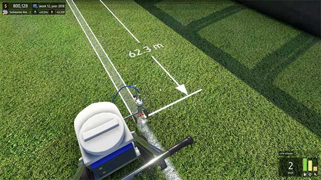 Thay thế cỏ mới và cắt cỏ để đạt chất lượng tốt nhất trong Stadium Renovator