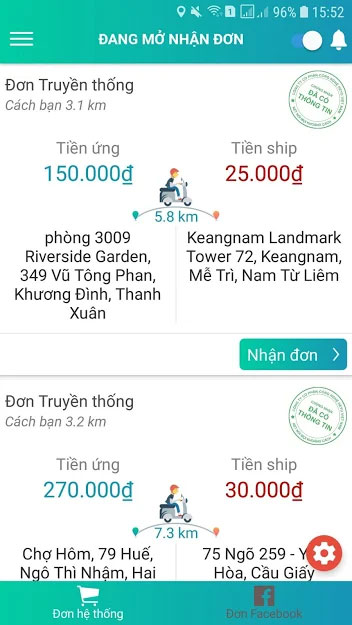 Giao đồ nhanh
