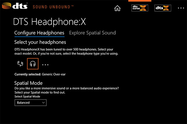 Nên đeo tai nghe để có chất lượng âm thanh tốt nhất với DTS Headphone:X