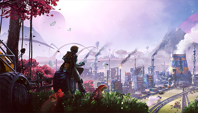 Thoải mái phiêu lưu khám phá thế giới 3D rộng lớn trong game Satisfactory
