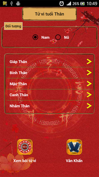 Xem tử vi