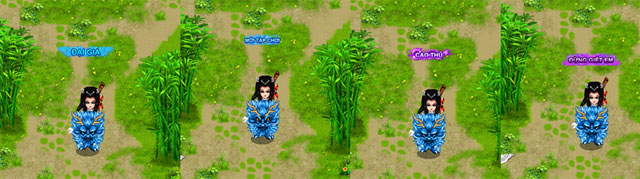 Hiển thị biệt hiệu trên đầu nhân vật