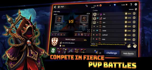 Cạnh tranh trong các trận đối đầu PvP khốc liệt