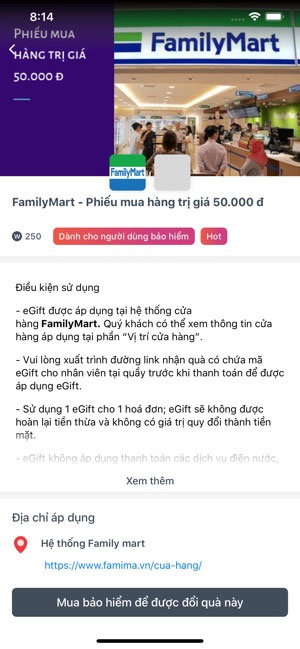 Đi bộ nhận phiêu quà tặng