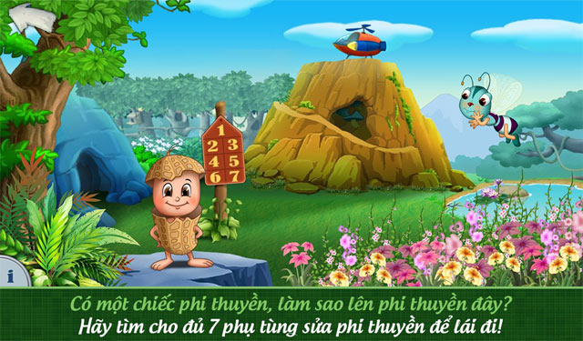 Tìm đủ 7 phụ tùng để lái phi thuyền bay vào vũ trụ