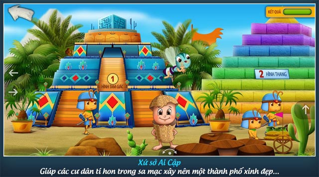 Vào Xứ sở Ai Cập giúp các cư dân tí hon