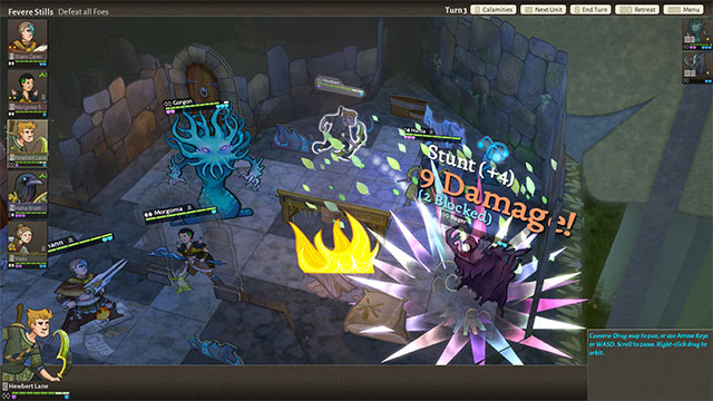 Gameplay của Wildermyth đi sâu vào phong cách phiêu lưu hành động và chiến đấu tổ đội