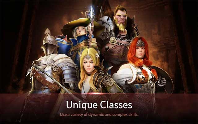 Chọn ra nhân vật phù hợp với bạn từ hơn chục class nhân vật khác nhau 