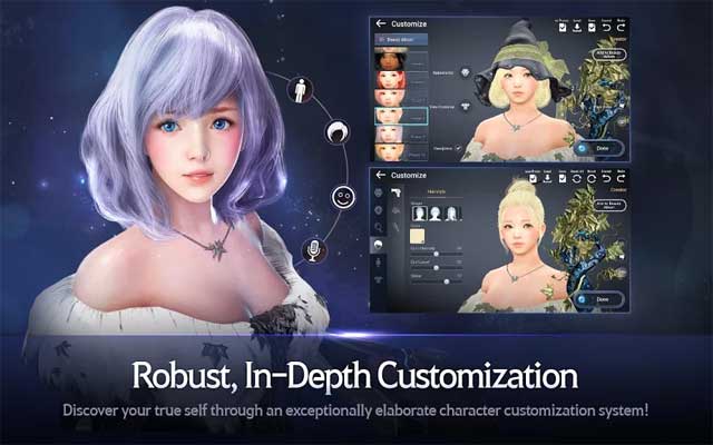 Tạo ra nhân vật theo cách của bạn với hệ thống tùy chỉnh đa dạng của game