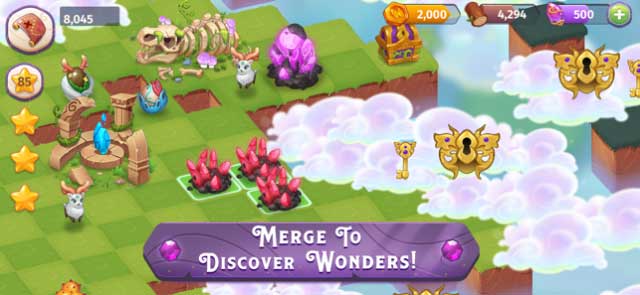 Hợp nhất mọi thứ để khám phá khu vườn thần thoại trong game Merge Magic!