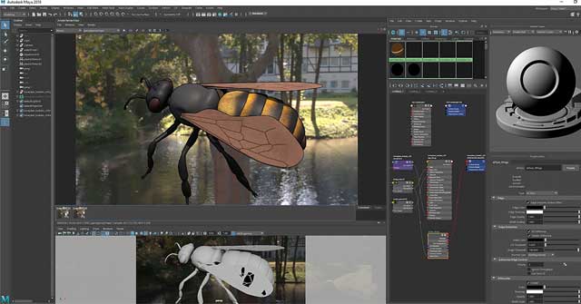 Autodesk Maya2019.2Phần mềm thiết kế đồ họa 3D