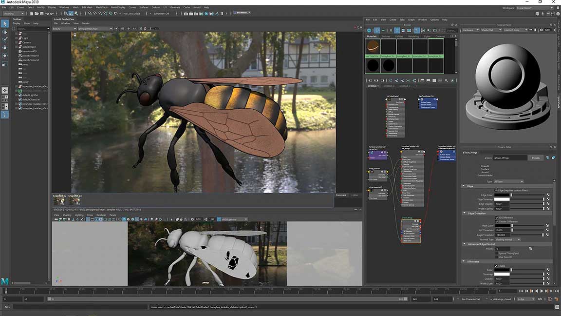 Autodesk Maya giúp bạn thiết kế dễ dàng các tác phẩm phức tạp