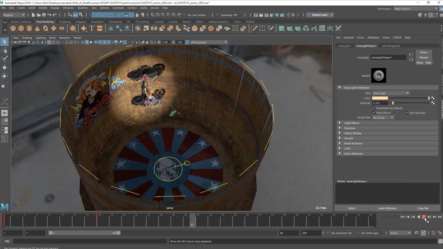 Giao diện phần mềm thiết kế đồ họa chuyên nghiệp Autodesk Maya