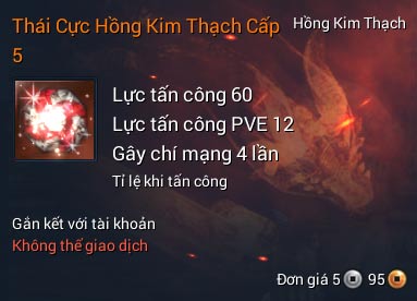 Thái Cực Hồng Kim Thạch Cấp 5