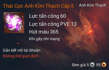 Thái Cực Anh Kim Thạch Cấp 5