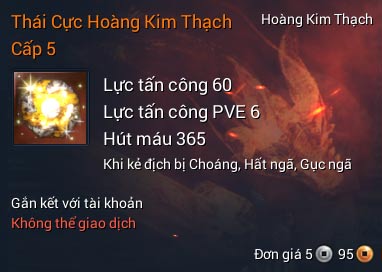 Thái Cực Hoàng Kim Thạch Cấp 5