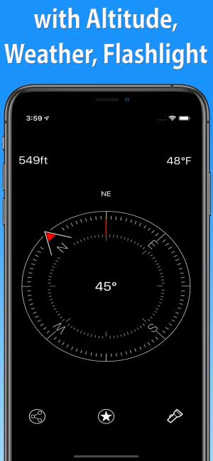 Xem thời tiết, dùng đèn flash