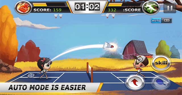 Trải nghiệm những trận cầu lông thú vị và vui nhộn trong game Badminton 3D 