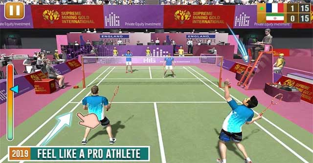 Trở thành một tay vợt chuyên nghiệp trong game đánh cầu lông Badminton Club