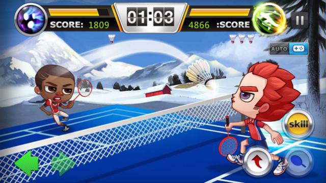 Hòa mình vào các trận đấu cầu lông căng thẳng trong game Badminton Legends