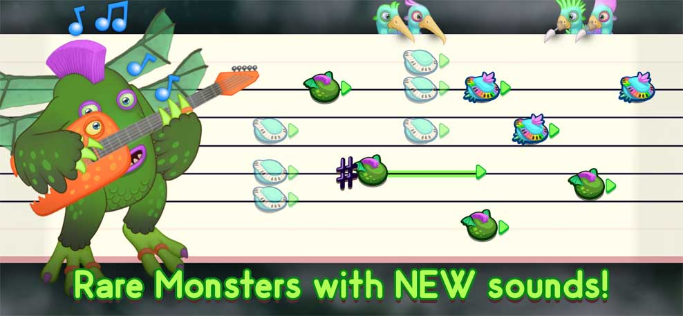 My Singing Monsters Composer cho iOS có nhiều quái vật hiếm