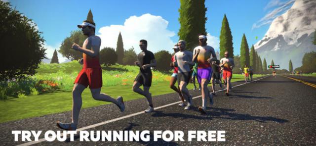 Chạy bộ cùng nhiều vận động viên khác trong thế giới của Zwift 