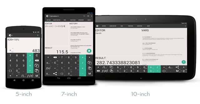 Calculator ++ là app máy tính đa năng với giao diện người dùng đơn giản và trực quan