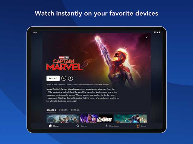 Xem phim ngay lập tức trên thiết bị di động yêu thích của bạn với Disney+