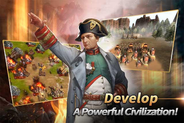 Phát triển một nền văn minh hùng mạnh trong Civilization War for Android