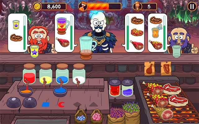 Potion Punch có nhiều khách hàng thuộc các chủng tộc khác nhau 