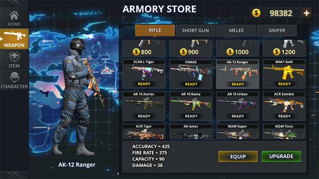 Trang bị cho tay súng của bạn những vũ khí tối tân