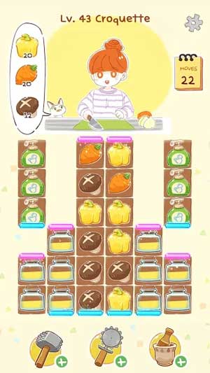 Chơi mini game để nhận được các công thức mới