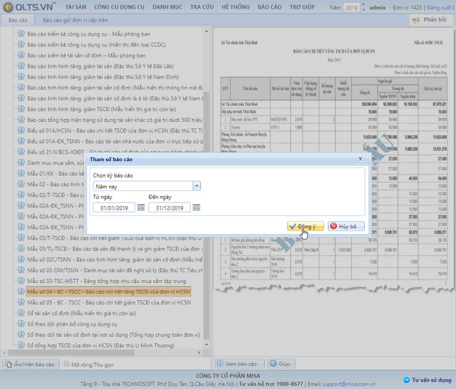 Bổ sung 2 mẫu báo cáo: Mẫu số 04 - BC-TSCC và Mẫu số 05 - BC-TSCC