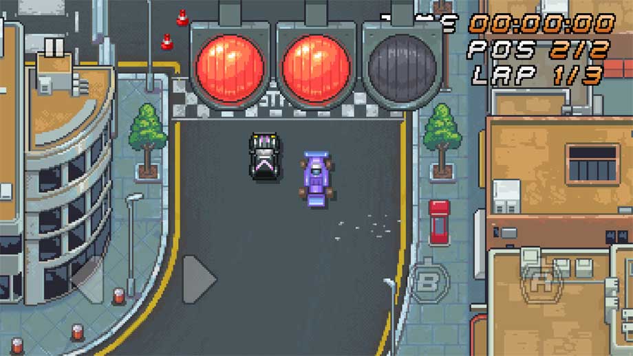 Super Arcade Racing theo phong cách đồ họa retro cổ điển