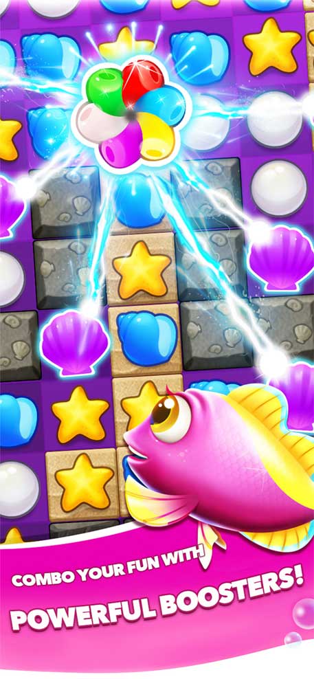 Một booster trong Fish Mania cho iOS