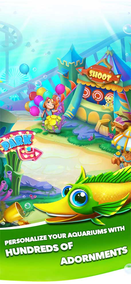 Fish Mania cho iOS có nhiều hình nền đẹp