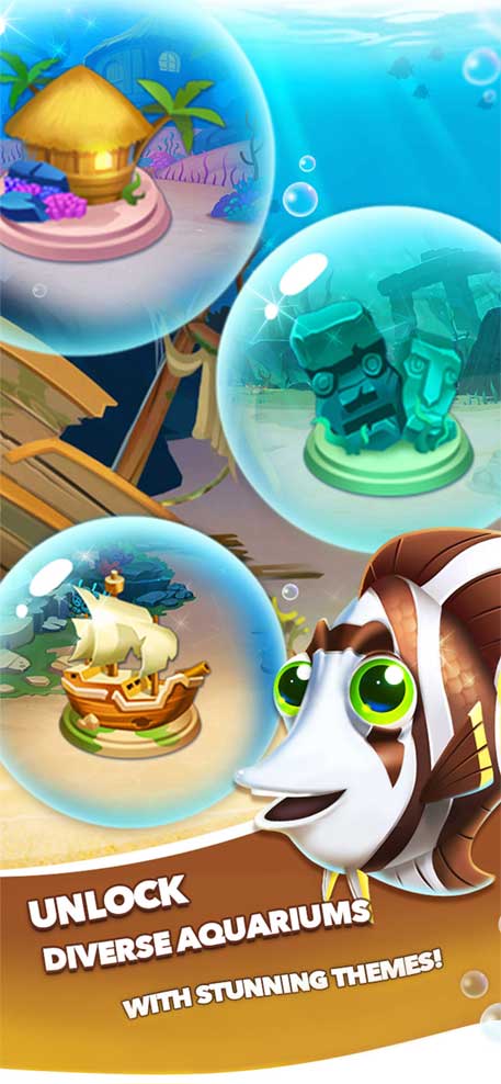 Mở khóa nhiều trang bị trong Fish Mania cho iOS