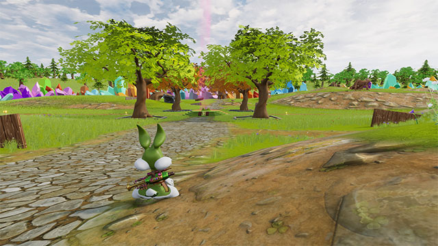 Môi trường chơi game Easter Egg tuyệt đẹp và đầy màu sắc