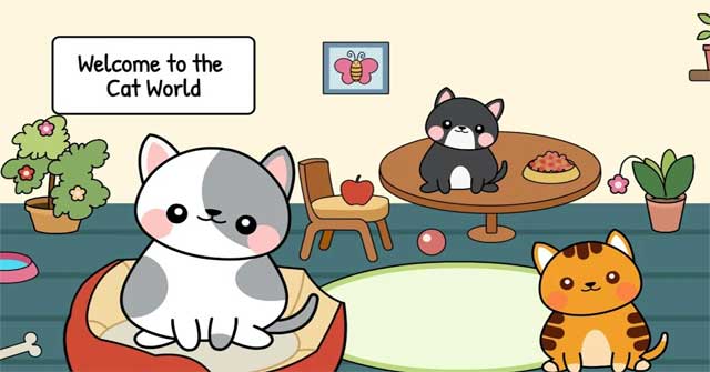 Chăm sóc và chơi đùa cùng những chú mèo dễ thương trong game My Cat Town