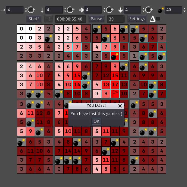 4D Minesweeper có lối chơi tư duy logic hấp dẫn