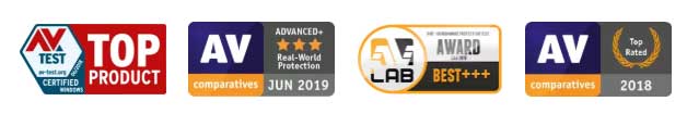 Giải thưởng của Avira Antivirus Pro