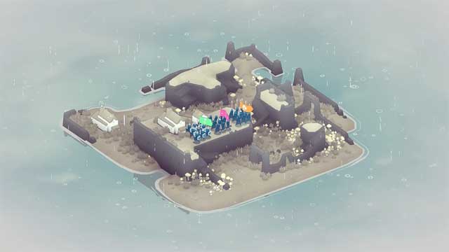 Mỗi hòn đảo trong game Bad North đều được thiết kế một cách tinh tế và độc đáo