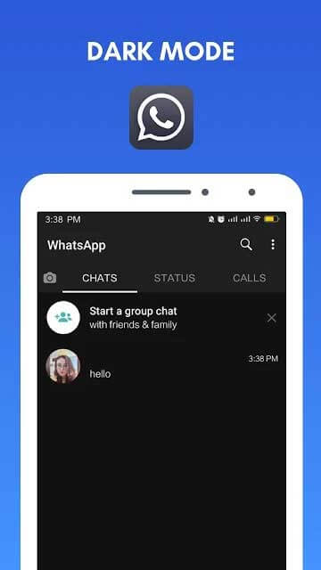 Clone App cho Android có chế độ nền tối