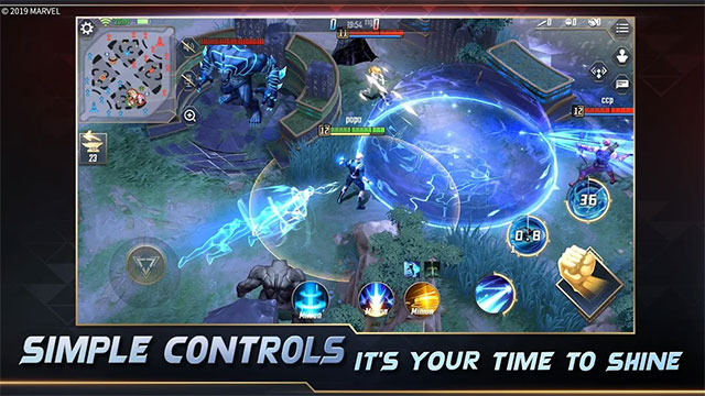 MARVEL Super War cho PC sở hữu kiểu điều khiển đơn giản, trực quan
