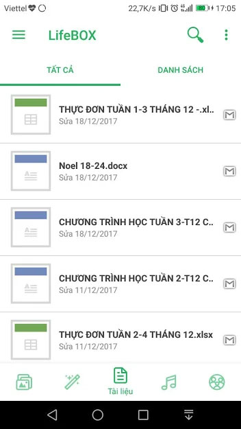 Giao diện Lifebox