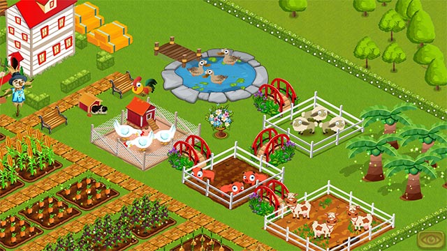 Tham gia các hoạt động trồng trọt, chăn nuôi, trang trí trang trại... trong Hope's Farm