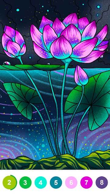 Game tô màu theo số miễn phí Paint By Number cho Android