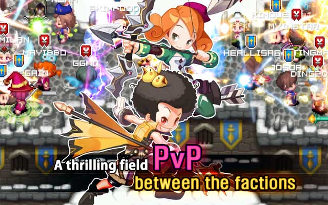 Thách đấu với người chơi trên thế giới trong các đấu trường PvP khốc liệt