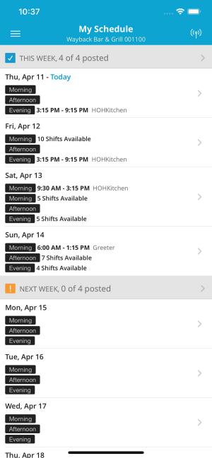 Không bỏ lỡ những việc quan trọng với HotSchedules